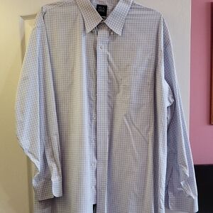 Men's Blue Checkered Shirt